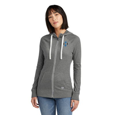 New Era® Women's Sueded Cotton Blend Full-Zip Hoodie